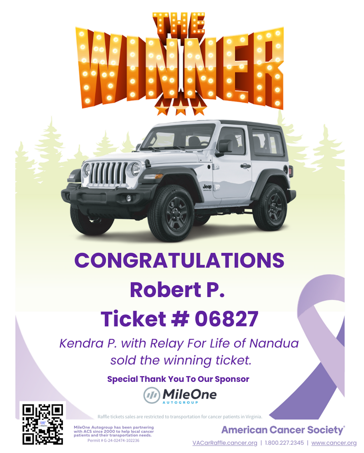 Car Raffke MileOne & American Cancer Society Virginia Car Raffle – VACarRaffle